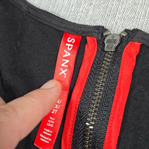 Spanx Wom 2XL TALL Plus Size Black Pants Sleeveless Jumpsuit NWT Sexy Date Night - Picture 7 of 15